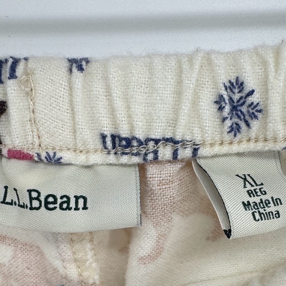 LL Bean Labrador Flannel Pajama Pants Size XL - Picture 6 of 10